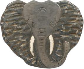 img 2 attached to Elephant Design Carved Hardwood Decorative