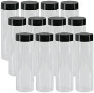 🧃 12 pieces of 16.9 oz empty plastic juice water bottles with caps - convenient round drink containers for storing various beverages logo