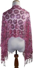 img 3 attached to 💎 Ted Jack Sequin Sparkle Women's Scarves & Wraps with Bedazzled Accessories