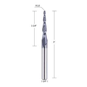 img 3 attached to SpeTool Tungsten Carbide Tapered Woodworking Cutting Tools