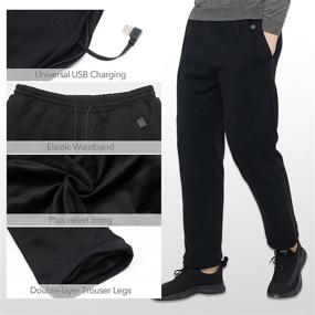 img 2 attached to Heated Pants USB 5V Electric Heating Trouser – Stay Warm in Winter with 8 Heating Zones, Battery-Free