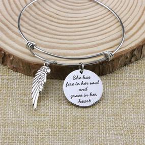 img 2 attached to Yiyangjewelry Inspirational Bracelet Gifts for Friends - Friendship Bracelets with Engraved Encouraging Messages