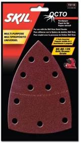 img 1 attached to 📦 SKIL 73110 Sandpaper Variety Pack - Includes Grits 60, 80, and 120 for Optimal Sanding Performance