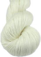 🧶 lotus yarns lace weight 1 skein cashmere knitting yarn | soft & comfortable crochet yarn for baby garments, scarves, hats | craft projects (color: 19-white) logo