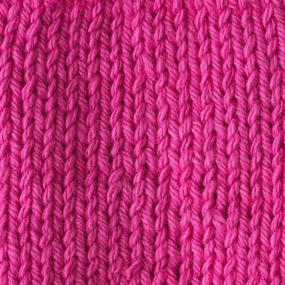 img 1 attached to Lily Sugar 'N Cream Super Size Solid Cotton 🧶 Yarn, 4oz, Medium Gauge 4, Hot Pink, Machine Wash and Dry