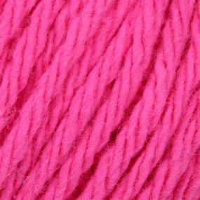 img 3 attached to Lily Sugar 'N Cream Super Size Solid Cotton 🧶 Yarn, 4oz, Medium Gauge 4, Hot Pink, Machine Wash and Dry