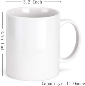 img 3 attached to ☕️ MIWARE Porcelain Coffee Mugs - Set of 2 Cups