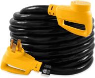 🔌 camco 55195 30ft powergrip heavy-duty outdoor 50-amp rv extension cord - extended reach for distant power outlets, long-lasting & reliable logo