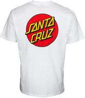 👕 santa cruz classic dot chest: stylish men's clothing, t-shirts, and tanks logo