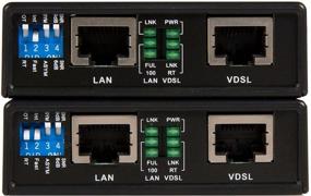 img 2 attached to High-Speed VDSL2 Ethernet Extender Kit - 1km Network Range 📶 - Long Range Copper RJ11 Phone Line Extender (110VDSLEXT) by StarTech.com