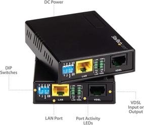 img 1 attached to High-Speed VDSL2 Ethernet Extender Kit - 1km Network Range 📶 - Long Range Copper RJ11 Phone Line Extender (110VDSLEXT) by StarTech.com