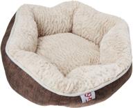 plush hairy round dog bed by creative pet group logo