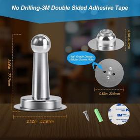 img 1 attached to Magnetic Stainless Steel，Door Double Sided Adhesive