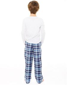 img 1 attached to 🩳 Comfortable 100% Cotton Plaid Check Boys Long Shorts with Drawstring and Pocket