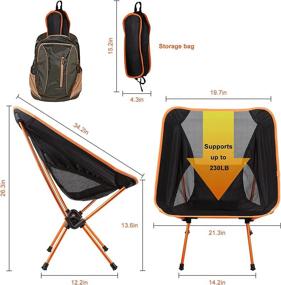 img 1 attached to Ultralight Folding Camping Capacity Outdoor