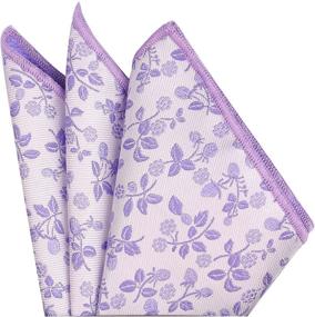 img 1 attached to 👔 Elevate Your Wedding Style with French Lavender Patterned Boys' Neckties - Perfect Accessories for Neckties!