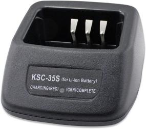 img 1 attached to 🔋 ABC Good EFG 2-Way Radio Rapid Quick Charger KSC-35S - Compatible with Kenwood Radio KNB-63L KNB-65L Li-ion Battery - TK3400 TK2400 TK2402 TK2300 TK-2200LP TK-2300VP TK-3200L TK-3302UK