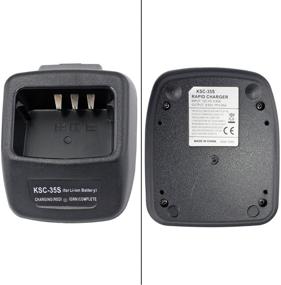 img 2 attached to 🔋 ABC Good EFG 2-Way Radio Rapid Quick Charger KSC-35S - Compatible with Kenwood Radio KNB-63L KNB-65L Li-ion Battery - TK3400 TK2400 TK2402 TK2300 TK-2200LP TK-2300VP TK-3200L TK-3302UK