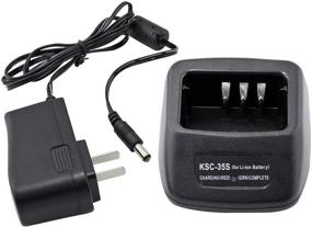 img 4 attached to 🔋 ABC Good EFG 2-Way Radio Rapid Quick Charger KSC-35S - Compatible with Kenwood Radio KNB-63L KNB-65L Li-ion Battery - TK3400 TK2400 TK2402 TK2300 TK-2200LP TK-2300VP TK-3200L TK-3302UK