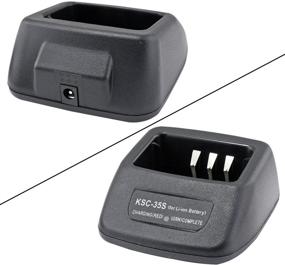 img 3 attached to 🔋 ABC Good EFG 2-Way Radio Rapid Quick Charger KSC-35S - Compatible with Kenwood Radio KNB-63L KNB-65L Li-ion Battery - TK3400 TK2400 TK2402 TK2300 TK-2200LP TK-2300VP TK-3200L TK-3302UK