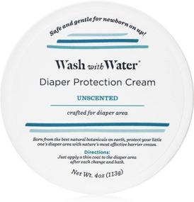 img 4 attached to 🍼 WaterWash Diaper Protection Cream - Unscented, Soothes Rash, Redness & Irritated Skin - Vegan, pH Balanced, Allergy Friendly, Cruelty Free - Fragrance Free - 4oz