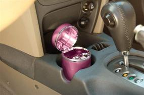 img 1 attached to 💎 Розовая алмазная пепельница от Bell Automotive: универсальный дизайн, элегантное исполнение, подходит на все размеры