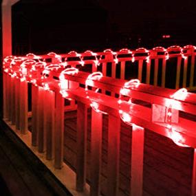 img 1 attached to 🔴 Tupkee LED Rope Light Red - 24ft (7.3m), Indoor/Outdoor Use - 10mm Diameter - 144 Long Life LED Bulbs Tube Lights