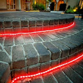 img 3 attached to 🔴 Tupkee LED Rope Light Red - 24ft (7.3m), Indoor/Outdoor Use - 10mm Diameter - 144 Long Life LED Bulbs Tube Lights