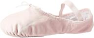 🥿 bloch women's split sole dansoft ii ballet slipper logo