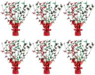 juvale 6 pack christmas centerpieces decorations party decorations & supplies logo