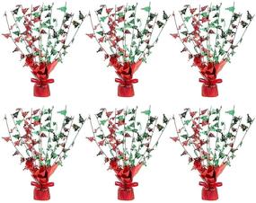 img 3 attached to Juvale 6 Pack Christmas Centerpieces Decorations Party Decorations & Supplies