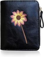 aoxonel womens compact bifold wallet: stylish handbag-wallet combo for women logo