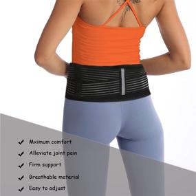 img 3 attached to 🔗 Si Belt for Women and Men - Stabilizing Brace Relieves Inflammation, Sciatica, and Sacroiliac Pain - Non-Slip Si Joint Support Belt - Trochanteric Sacroiliac Joint Belt