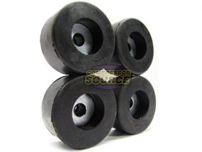 img 2 attached to 🔧 Rolair Air Compressor Rubber Feet OEM Replacement Set of 4 (No. 219)