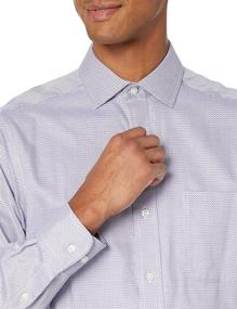 img 2 attached to 👔 Timeless Style and Easy Maintenance: BUTTONED Classic Spread Collar Non Iron Tattersall Men's Shirts