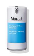 🌊 murad clarifying water gel - hydrating facial moisturizer for women & men - gel moisturizer for face, neck & chest - non-greasy finish, 1.6 fl oz logo