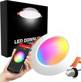 img 4 attached to Premium Downlight: 16 Million Color Options, Adjustable 2700K to 6500K, 1PCS