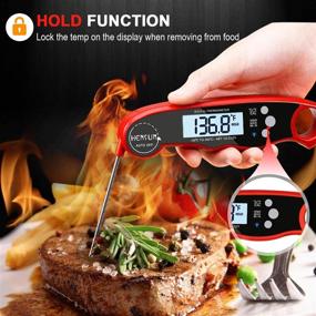 img 1 attached to 🌡️ KOFOHO Instant Read Meat Thermometer - Ultra-Fast Waterproof Digital Food Thermometer for Kitchen, BBQ, and Grill - 2 Pack