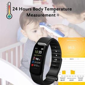 img 2 attached to 🏋️ AUBEINSON Fitness Tracker with Body Temperature Blood Pressure Heart Rate Monitor - Smart Watch with Steps, Calorie Counter, Pedometer for Women and Men