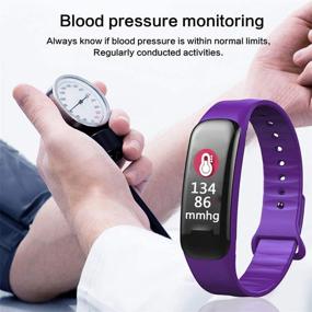 img 1 attached to 🏋️ AUBEINSON Fitness Tracker with Body Temperature Blood Pressure Heart Rate Monitor - Smart Watch with Steps, Calorie Counter, Pedometer for Women and Men