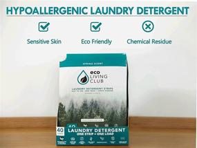 img 3 attached to Эко-проект Laundry Detergent Sheets - гипоаллергенный, экологичный, биоразлагаемый, без пластика, без парабенов, не тестируется на животных, экологичные полоски для путешествий (40 загрузок) - аромат весны