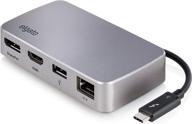 elgato thunderbolt 3 mini dock - with integrated thunderbolt cable, 40 gbps, dual 4k support, usb 3.1 gen 1, gigabit ethernet logo