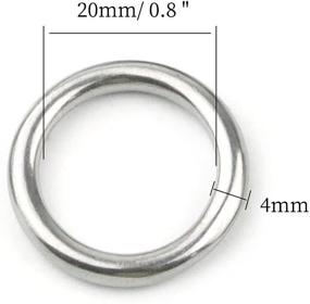 img 3 attached to Hamineler Stainless Camping Accessories 4Mm×20Mm