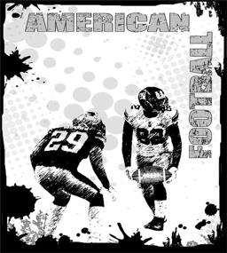 img 1 attached to Ambesonne American Football International Decorative