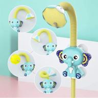 🐘 bettina cute elephant bath toy - electric water pump with hand shower sprinkler, perfect bathtub toy for toddlers, babies, boys, girls 3-5 years old - ideal gifts logo