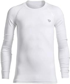 img 4 attached to 👕 BALEAF Compression Thermal Fleece Sleeve - Boys' Clothing and Active Gear