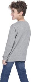 img 3 attached to 👕 Premium State Cashmere Sleeve Cotton Sweatshirt for Boys' Clothing – Stylish, Comfortable, and Cozy!