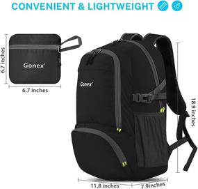 img 3 attached to 🎒 Gonex Daypack Lightweight Packable Backpack for Travel and Outdoor Activities
