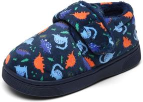 img 3 attached to 🏠 Cozy and Stylish INMINPIN Boys Girls Warm House Slippers - Stay Warm with Comfort and Style!