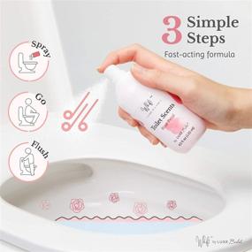 img 3 attached to 🚽 Enhance Your Bathroom Experience with Whift Toilet Scents Spray by LUXE Bidet, Rose Petal Fragrance – Value Size 4 oz/120 mL